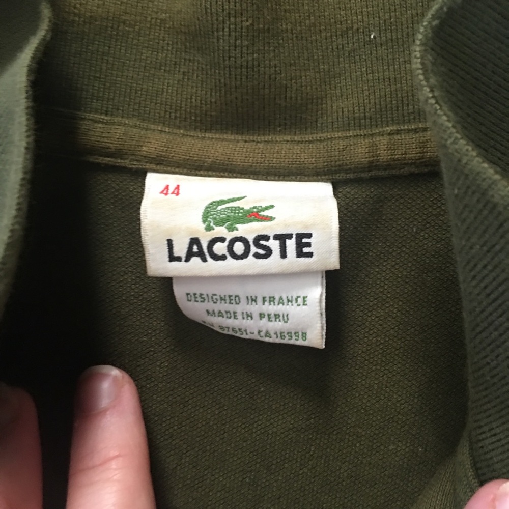Lacoste polo shirt Army green